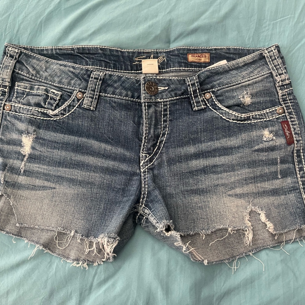 Silver Jeans Women's Distressed Denim Shorts